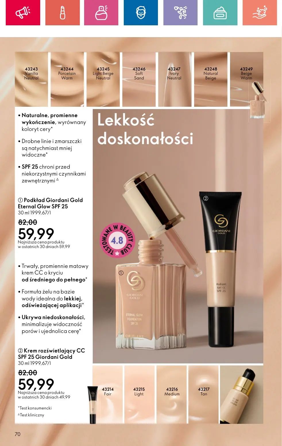 gazetka promocyjna ORIFLAME Czas zabłysnąć! - Strona 70