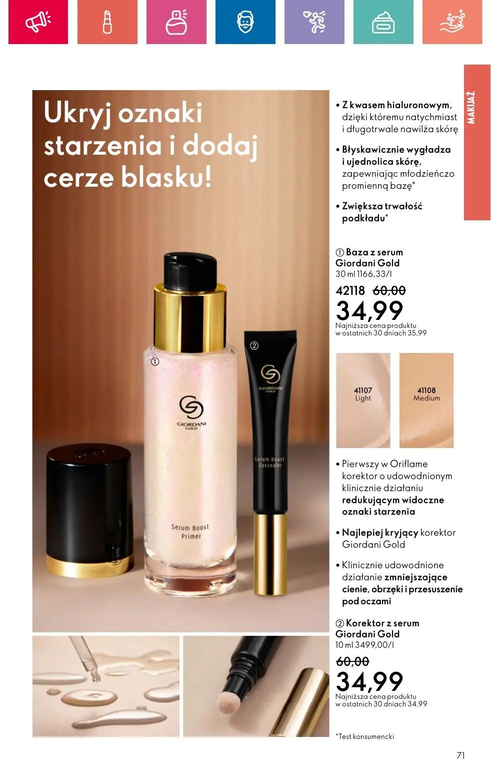 gazetka promocyjna ORIFLAME Czas zabłysnąć! - Strona 71