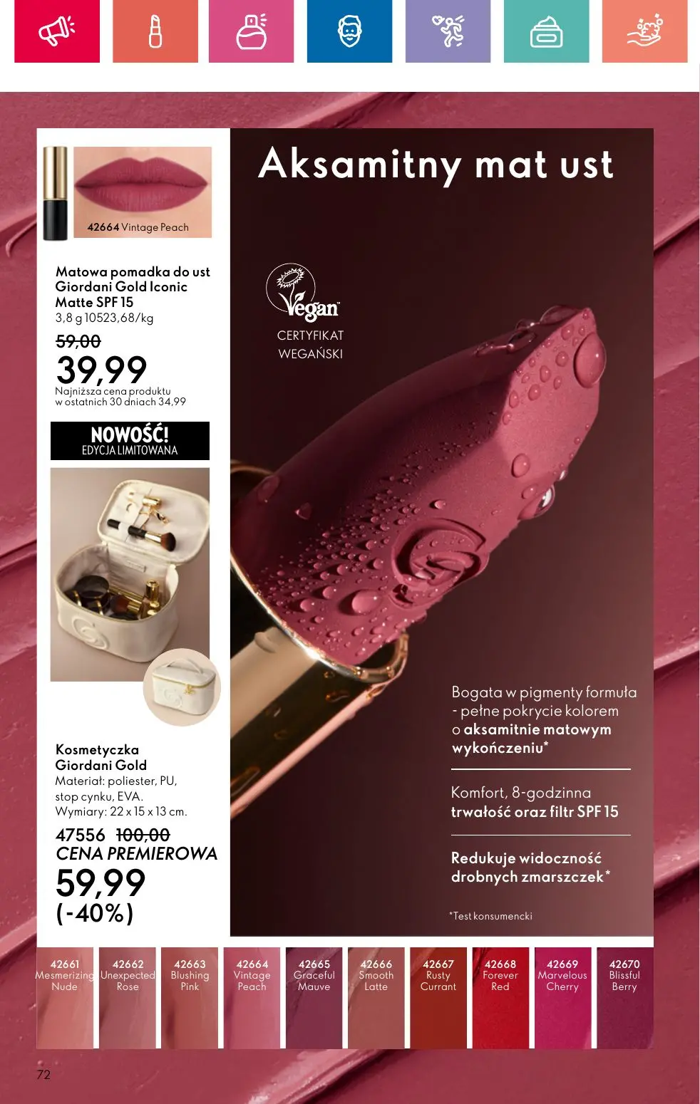 gazetka promocyjna ORIFLAME Czas zabłysnąć! - Strona 72