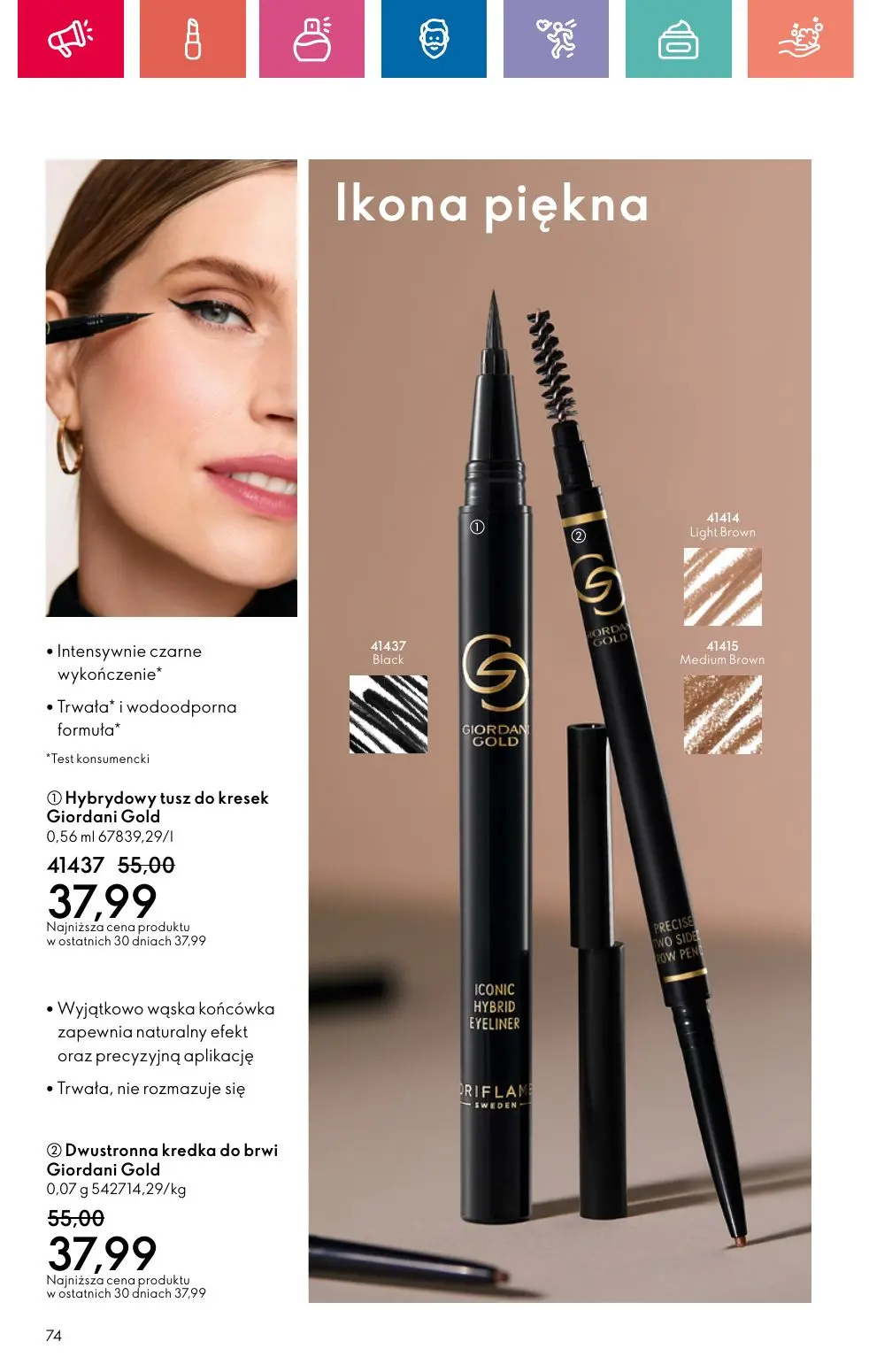 gazetka promocyjna ORIFLAME Czas zabłysnąć! - Strona 74