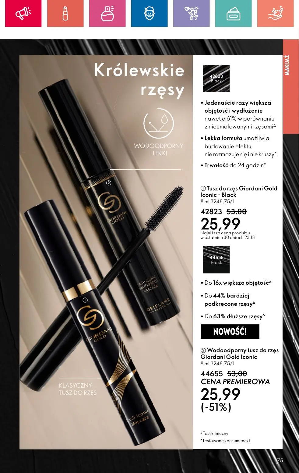 gazetka promocyjna ORIFLAME Czas zabłysnąć! - Strona 75