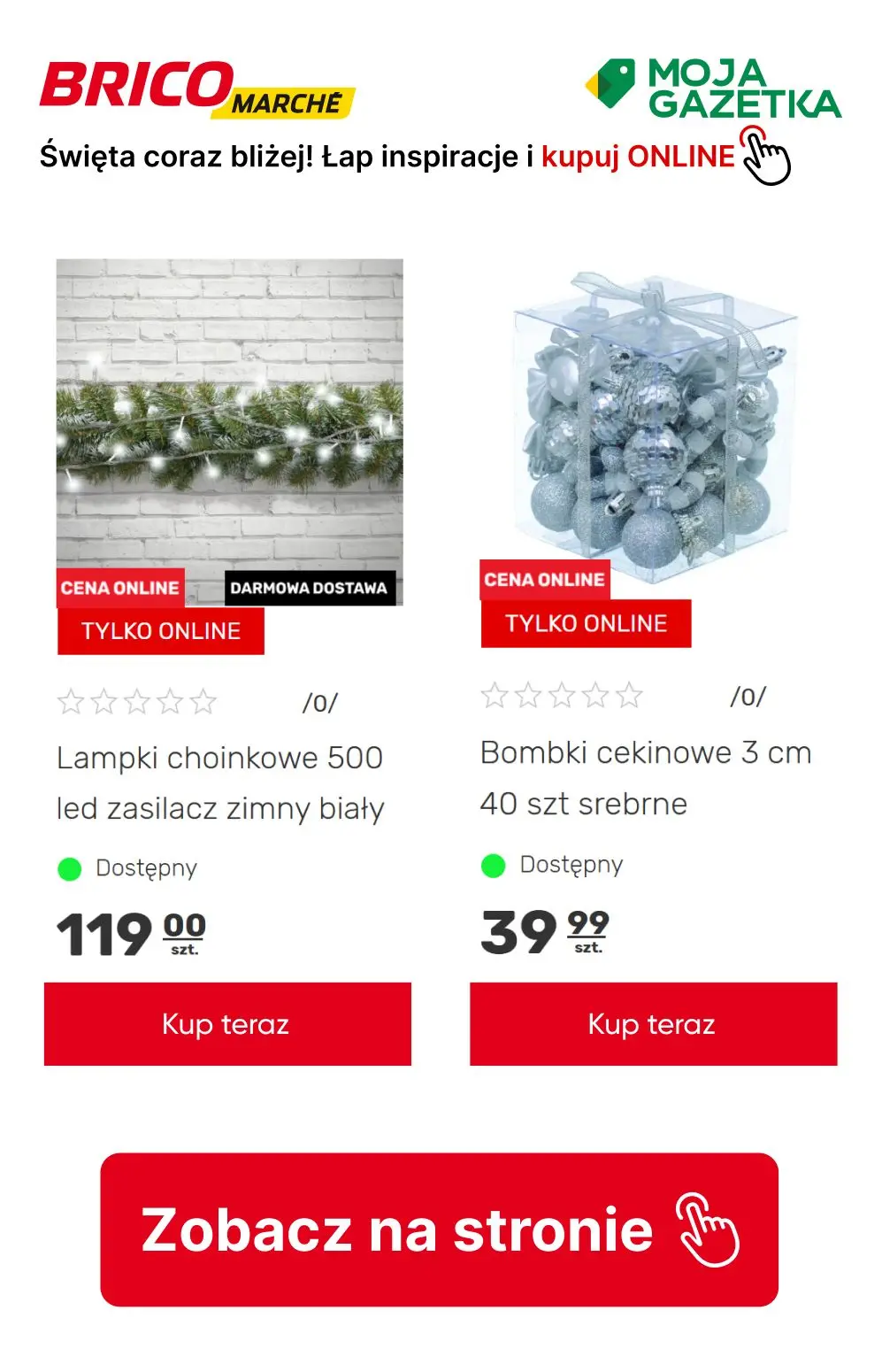 gazetka promocyjna BRICOMARCHE Święta coraz bliżej... Łap inspiracje w super cenach! - Strona 20