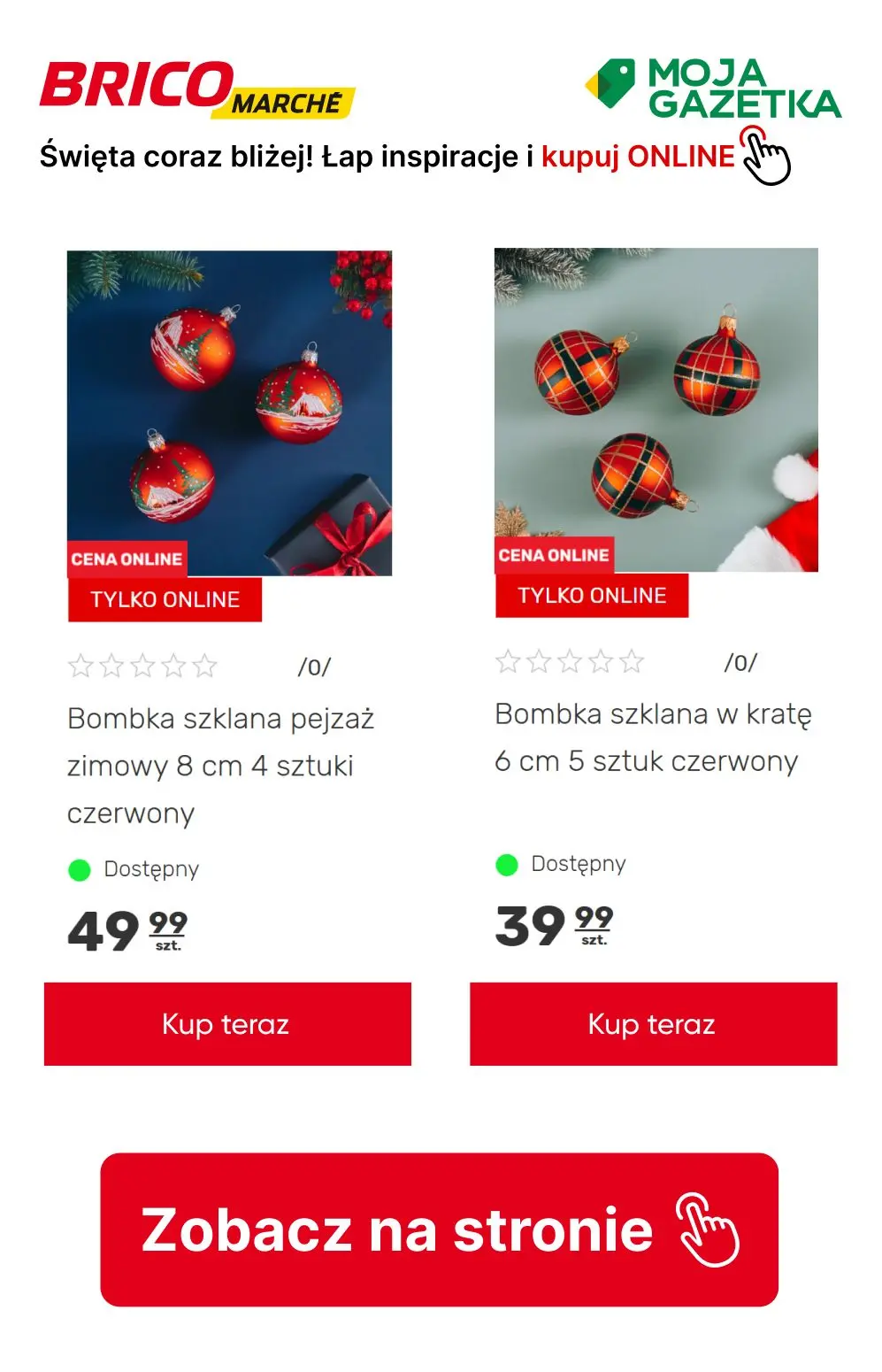 gazetka promocyjna BRICOMARCHE Święta coraz bliżej... Łap inspiracje w super cenach! - Strona 34