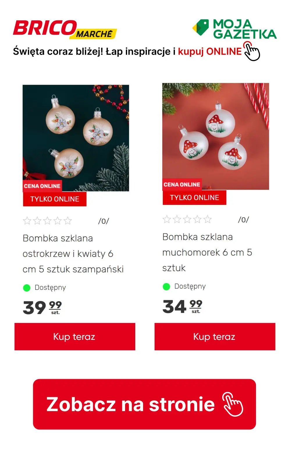 gazetka promocyjna BRICOMARCHE Święta coraz bliżej... Łap inspiracje w super cenach! - Strona 37