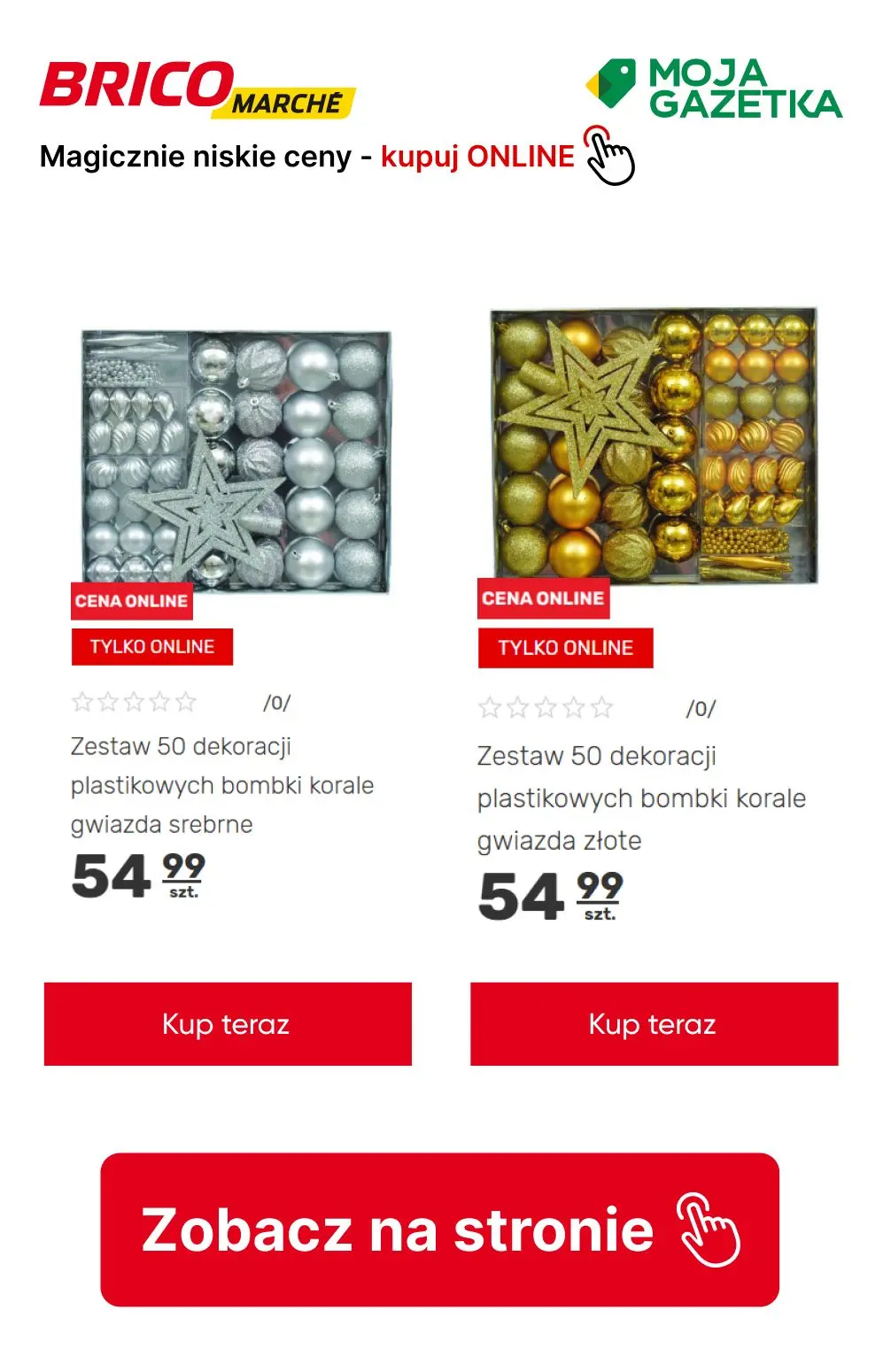 gazetka promocyjna BRICOMARCHE Magicznie niskie ceny! Sprawdź ozdoby na choinkę w super cenach! - Strona 3