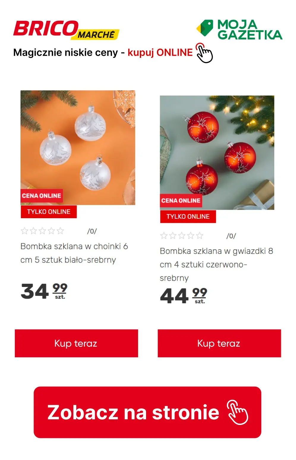 gazetka promocyjna BRICOMARCHE Magicznie niskie ceny! Sprawdź ozdoby na choinkę w super cenach! - Strona 9