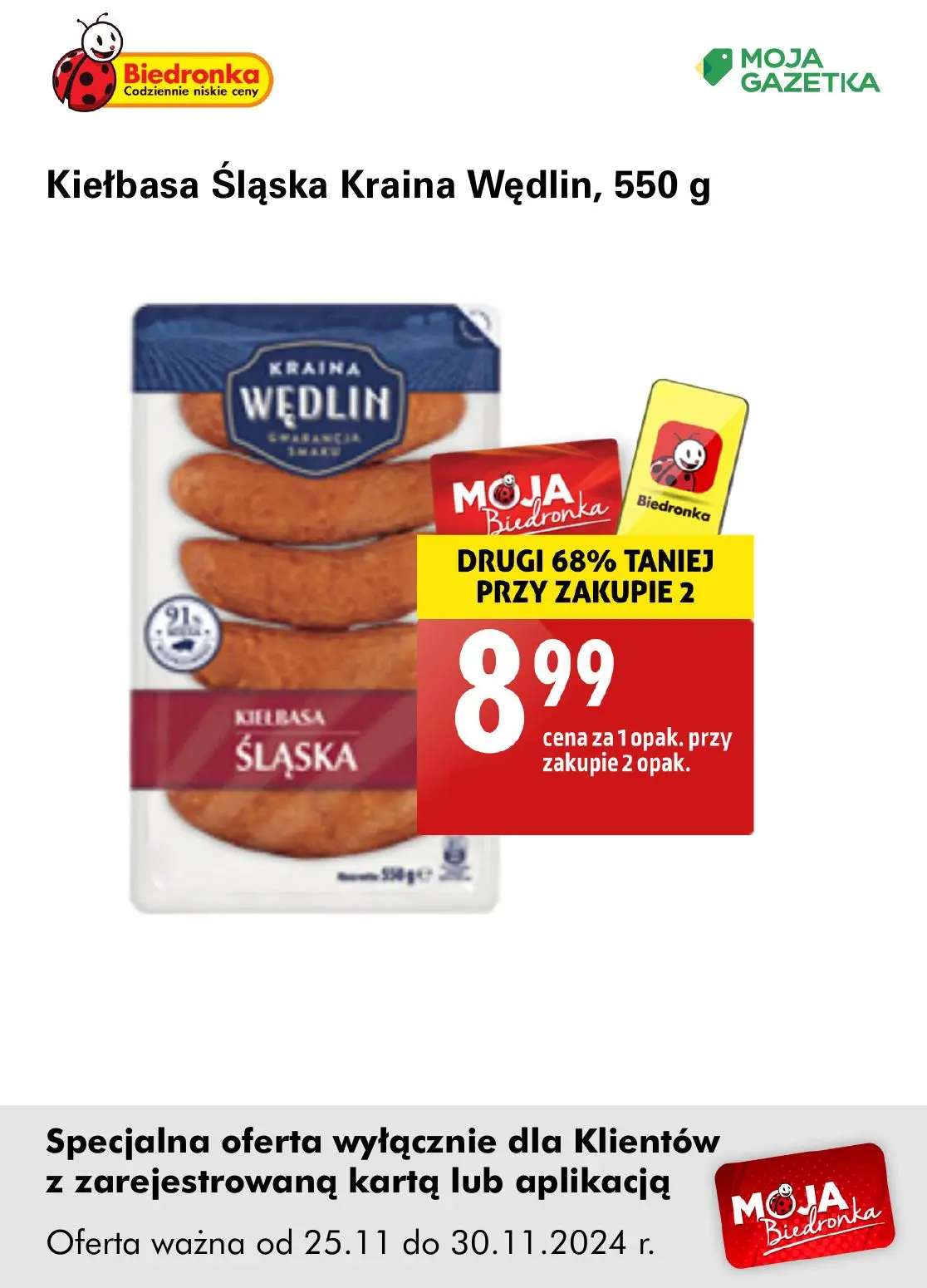 gazetka promocyjna Biedronka Oferta z kartą Moja Biedronka - Strona 9