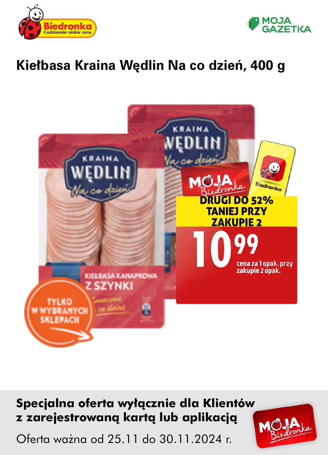 gazetka promocyjna Biedronka Oferta z kartą Moja Biedronka - Strona 10