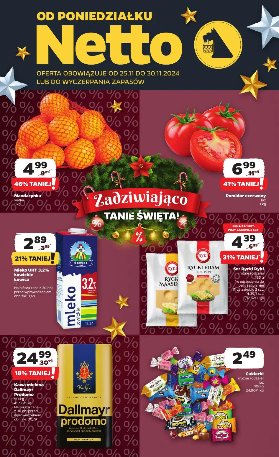 gazetka promocyjna NETTO Zadziwiająco tanie Święta - Strona 1