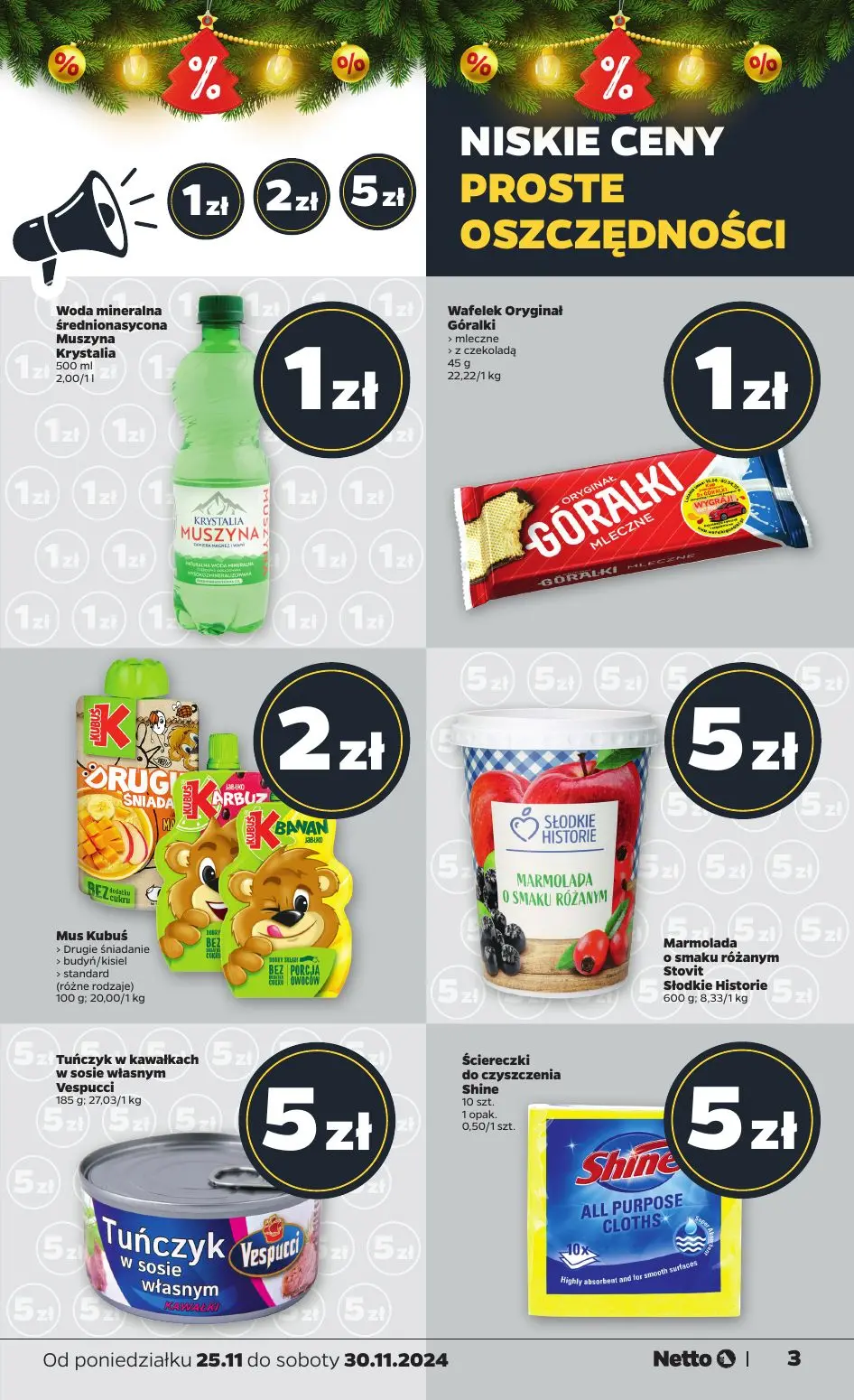 gazetka promocyjna NETTO Zadziwiająco tanie Święta - Strona 3