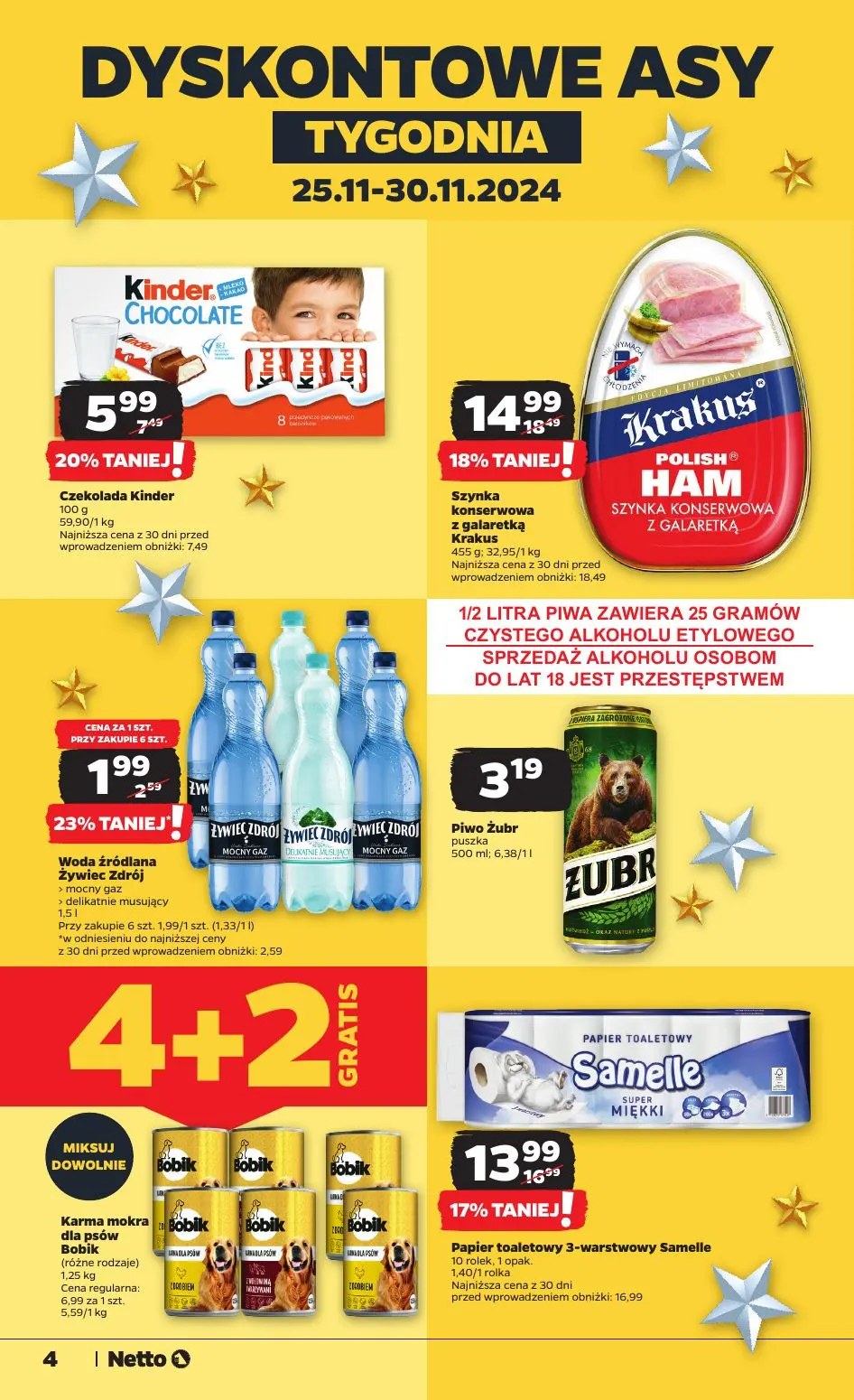 gazetka promocyjna NETTO Zadziwiająco tanie Święta - Strona 4