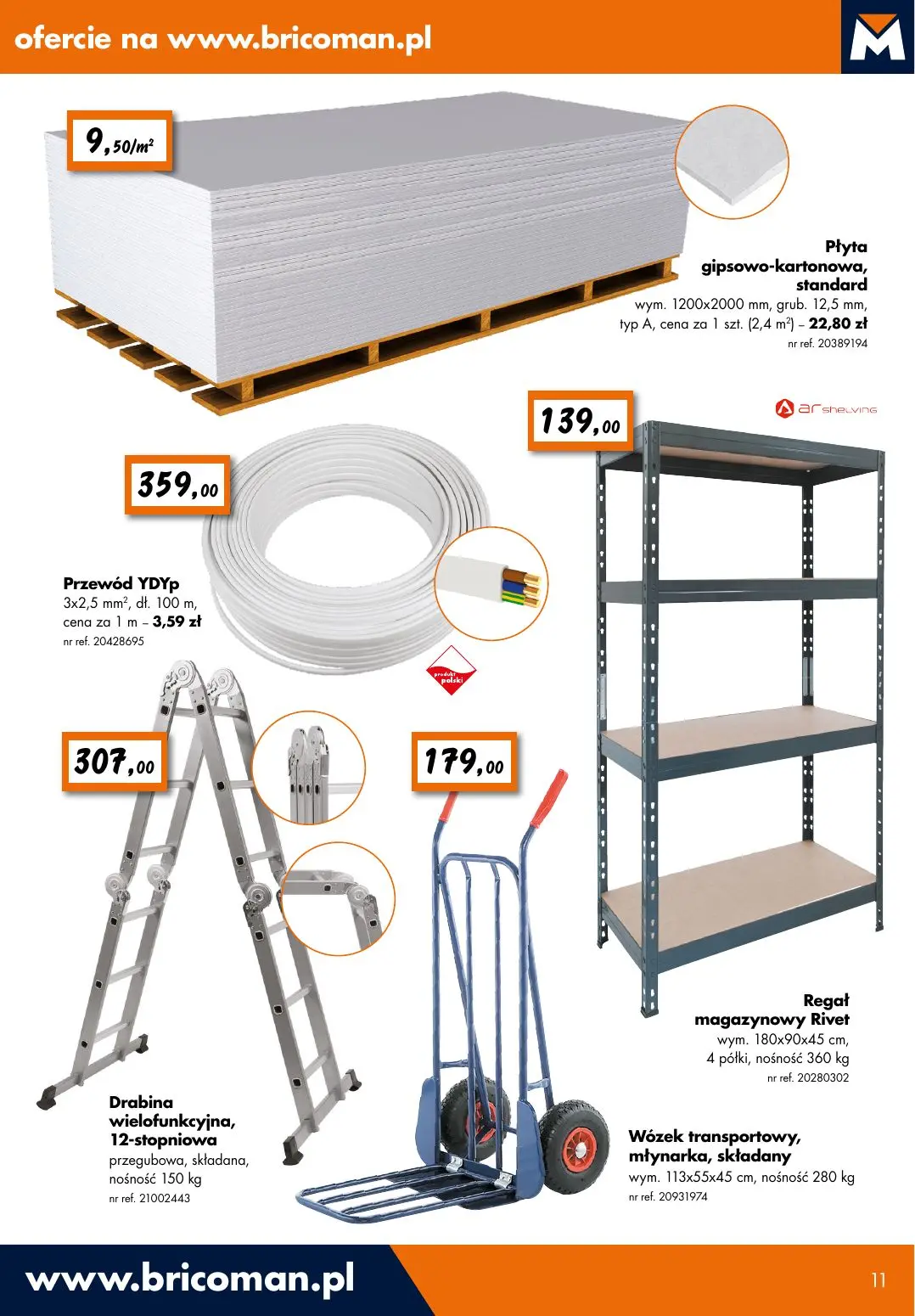 gazetka promocyjna BRICOMAN Solidne wykończenie - Strona 11