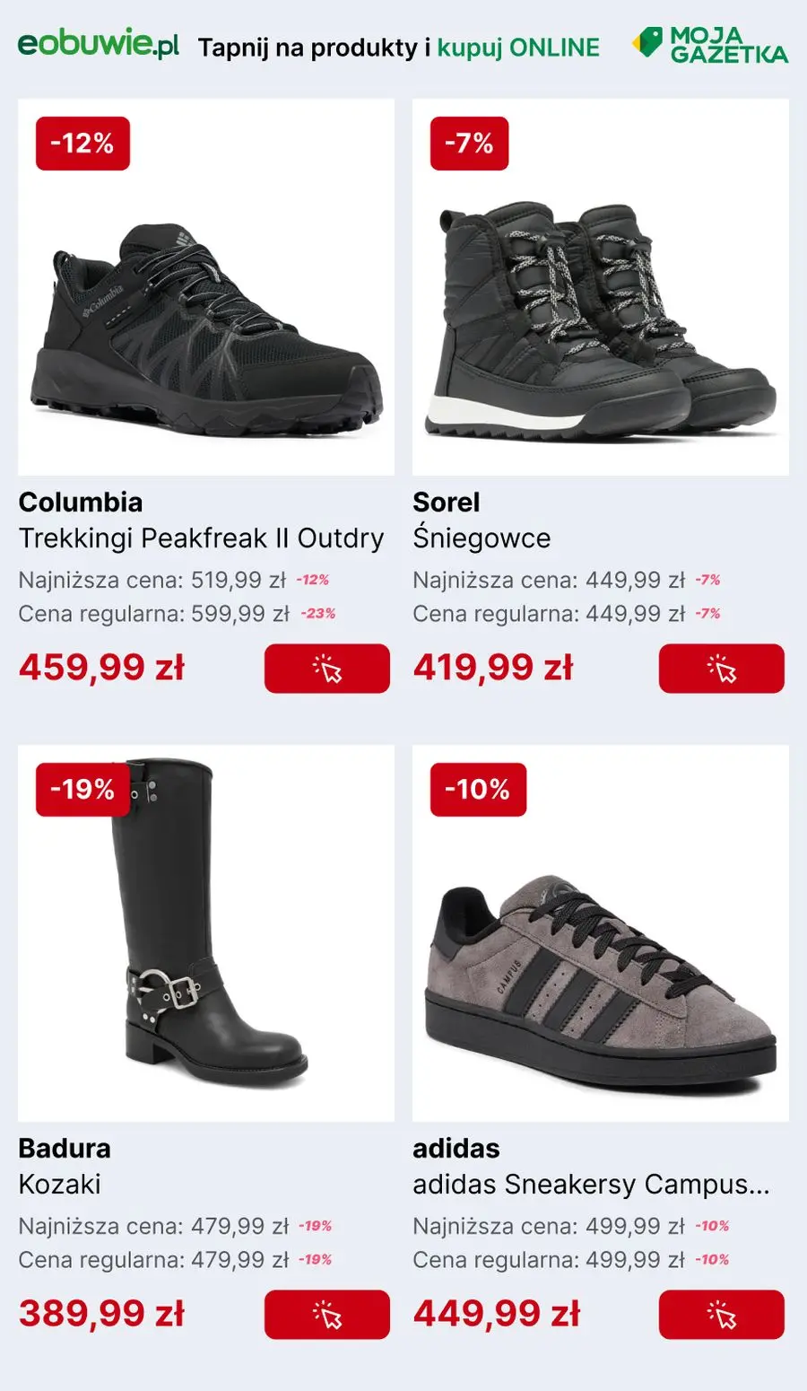 gazetka promocyjna eobuwie.pl Black Weeks czas start! Buty i akcesoria w okazyjnych cenach. - Strona 3