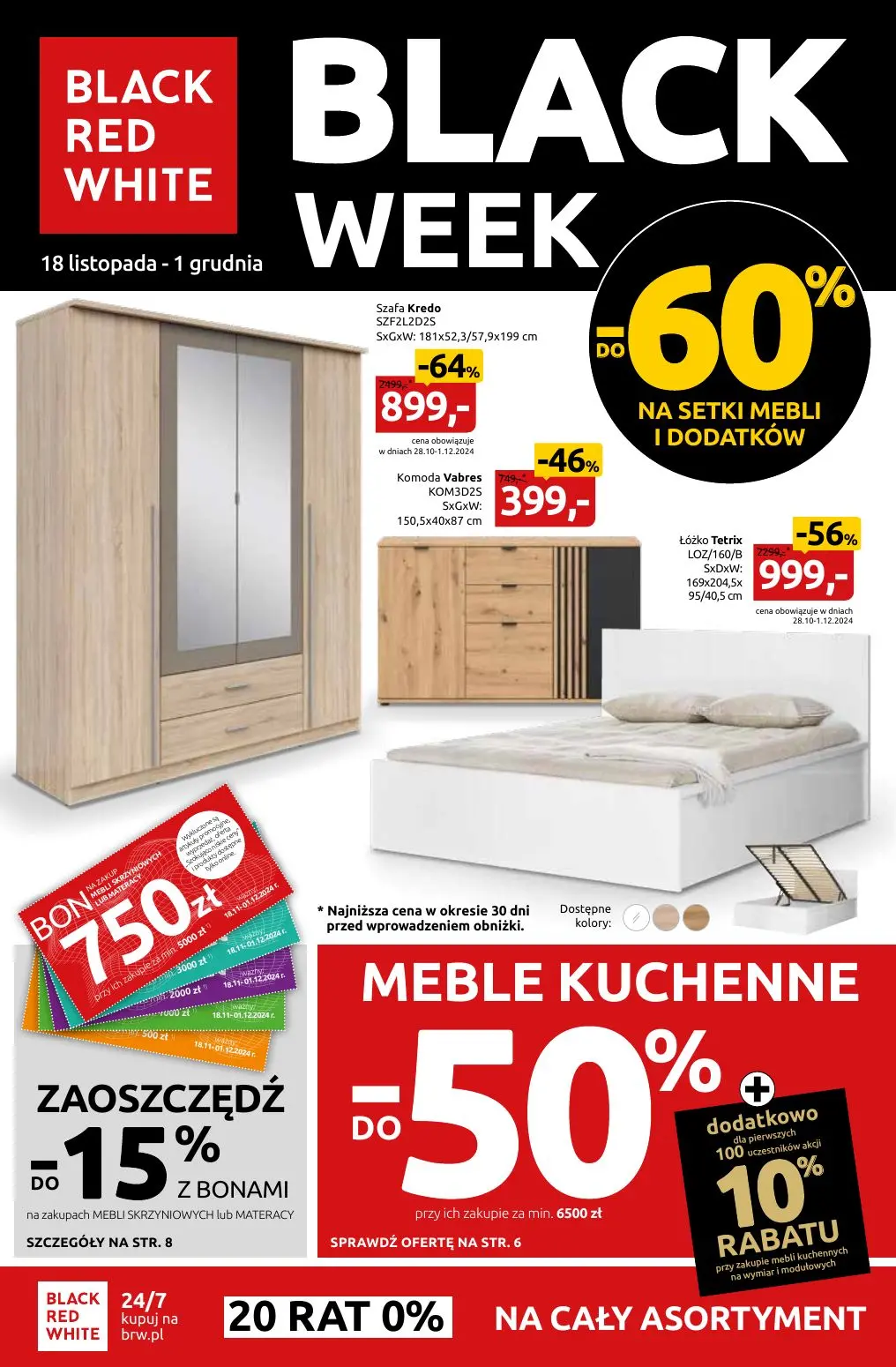 gazetka promocyjna Black Red White Black Week - Strona 1