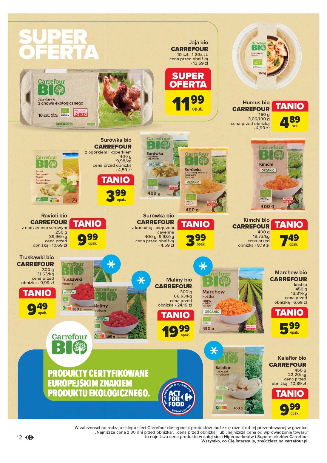 gazetka promocyjna Carrefour Market Rozsmakuj się w ACT FOR FOOD - Strona 12