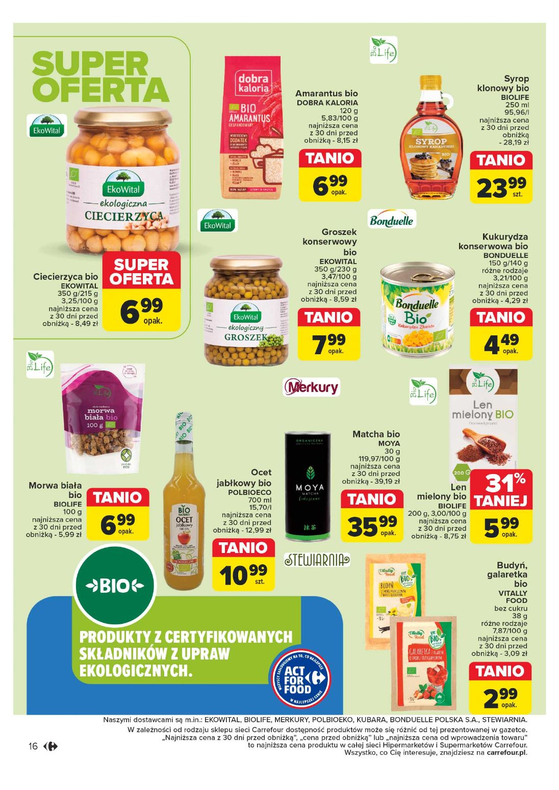 gazetka promocyjna Carrefour Market Rozsmakuj się w ACT FOR FOOD - Strona 16