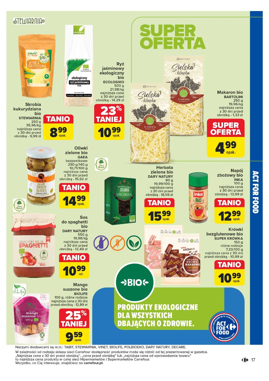 gazetka promocyjna Carrefour Market Rozsmakuj się w ACT FOR FOOD - Strona 17