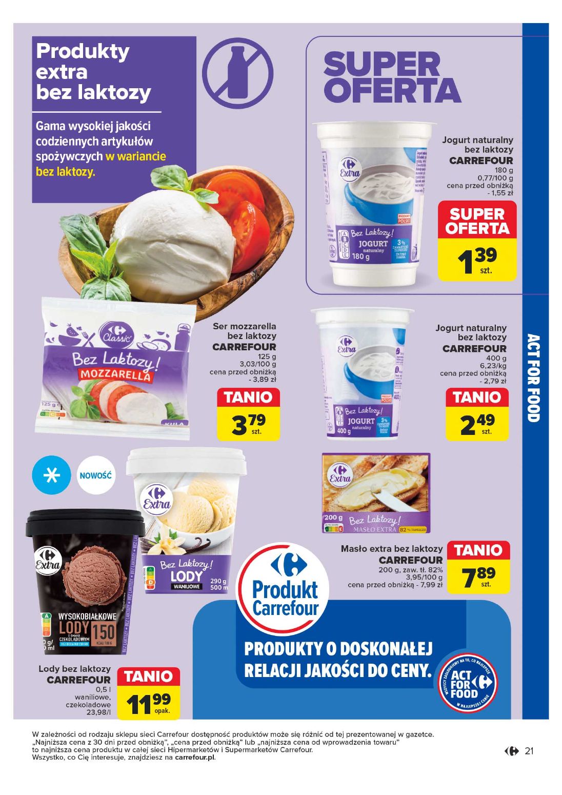 gazetka promocyjna Carrefour Market Rozsmakuj się w ACT FOR FOOD - Strona 21