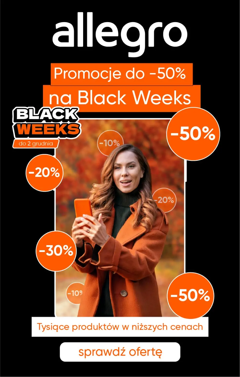 gazetka promocyjna Allegro Promocje do -50% na BLACK WEEKS! Tysiące produktów w obniżonych cenach. - Strona 1