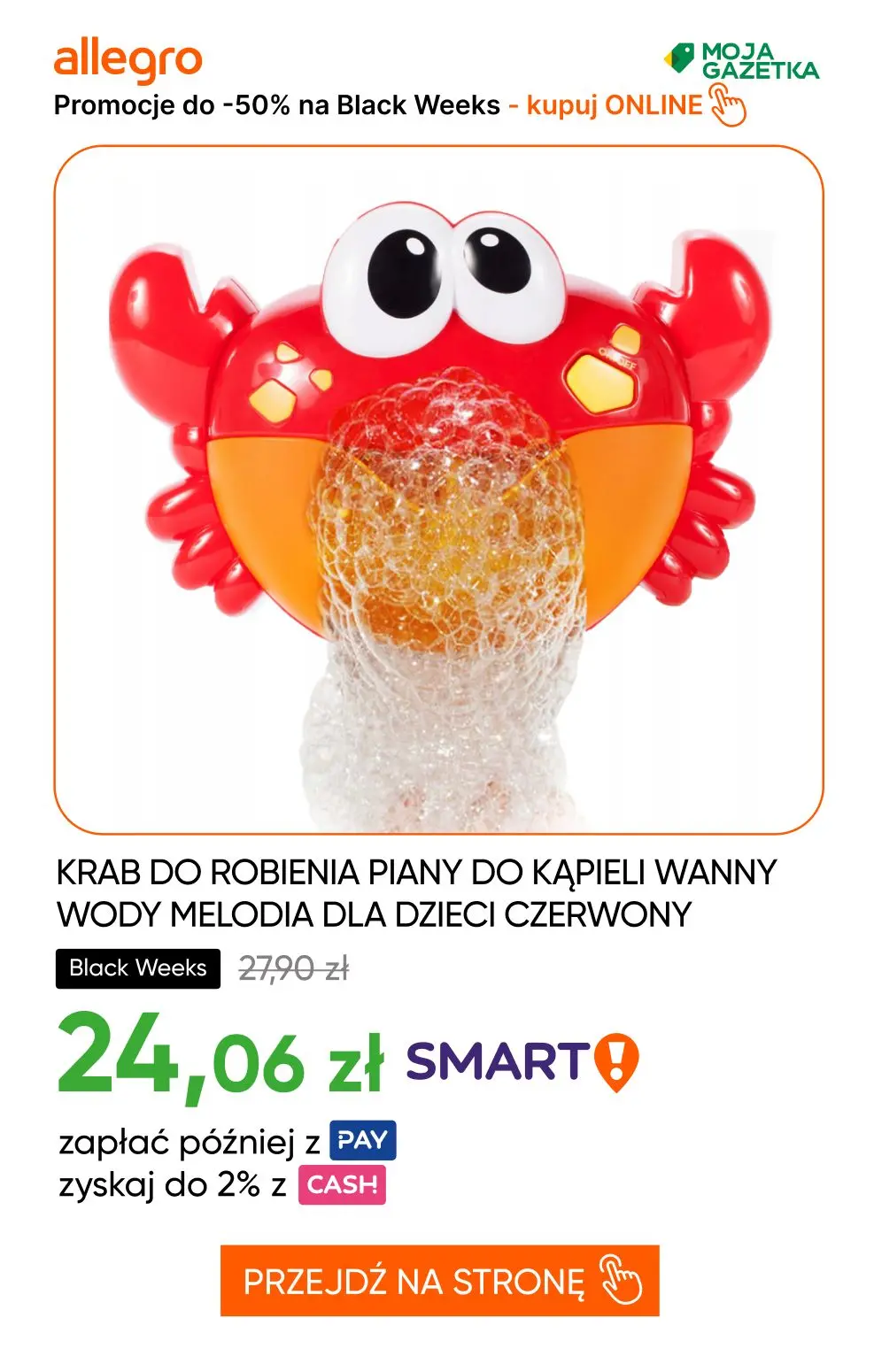 gazetka promocyjna Allegro Promocje do -50% na BLACK WEEKS! Tysiące produktów w obniżonych cenach. - Strona 37