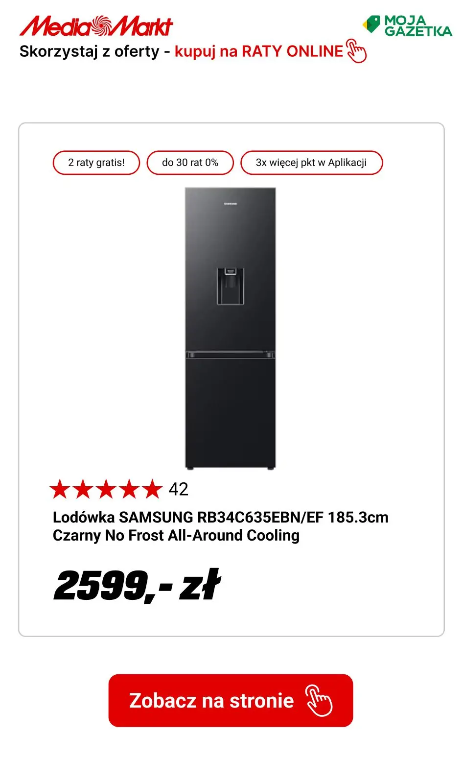 gazetka promocyjna Media Markt 2 RATY GRATIS! Skorzystaj z oferty 30 rat 0%. - Strona 6