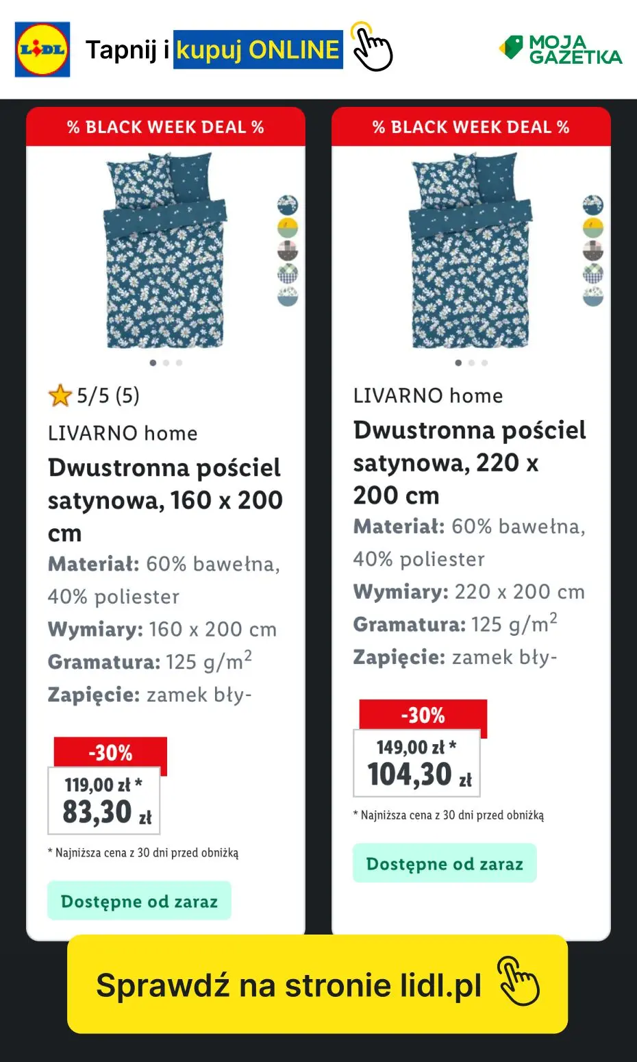 gazetka promocyjna LIDL Dom - Black Week - Strona 9