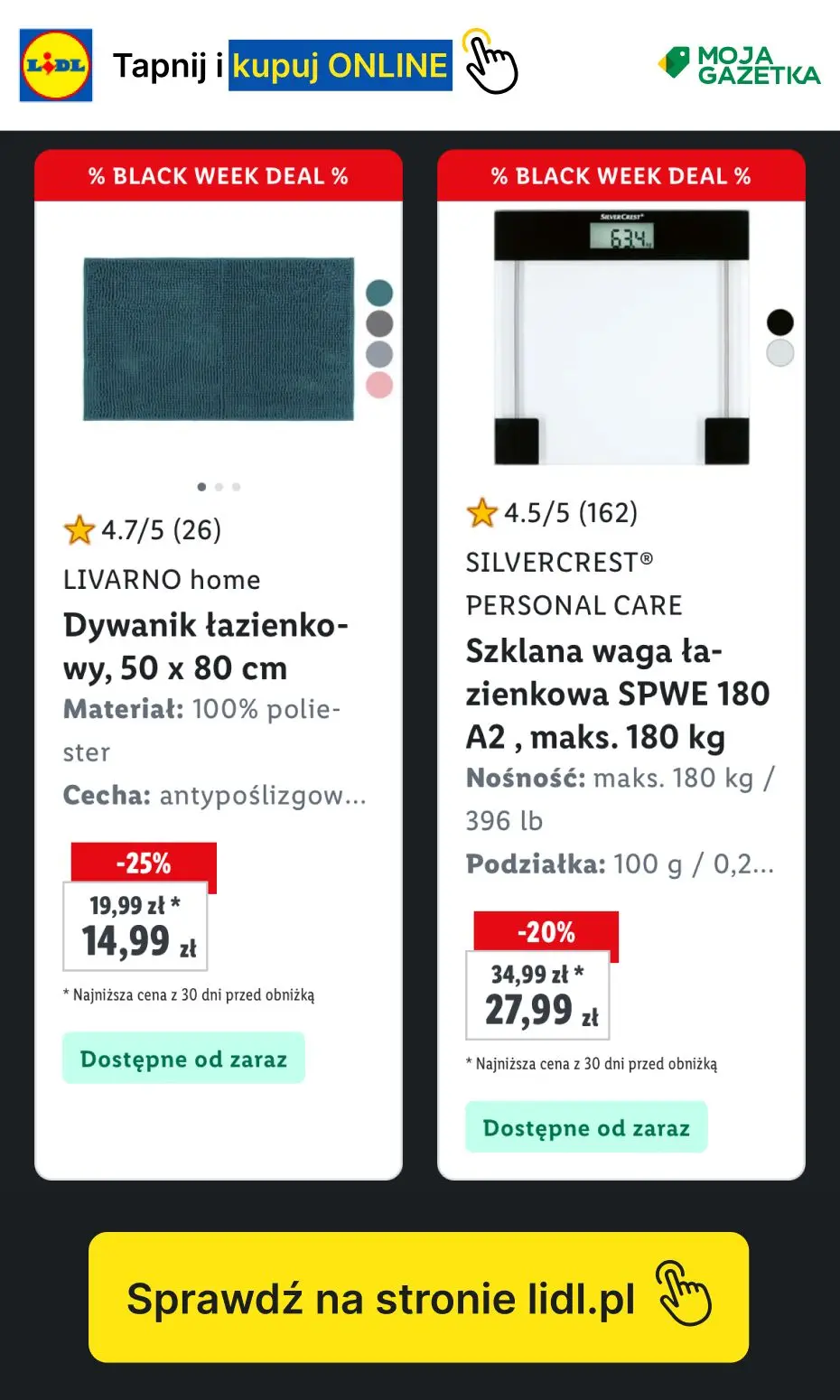 gazetka promocyjna LIDL Dom - Black Week - Strona 10