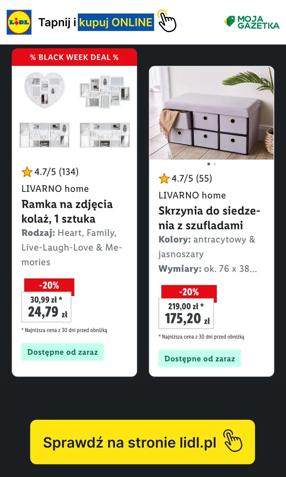 gazetka promocyjna LIDL Dom - Black Week - Strona 11