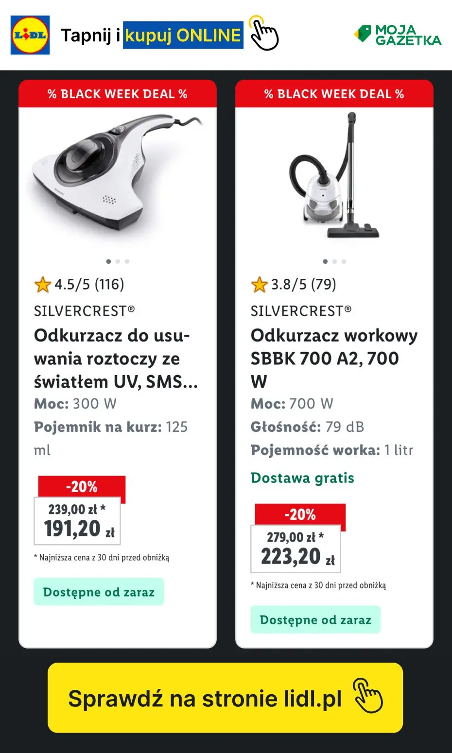 gazetka promocyjna LIDL Dom - Black Week - Strona 12