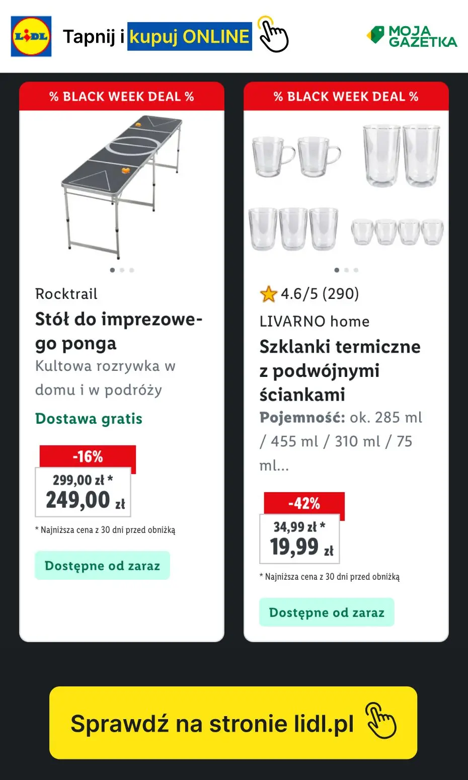 gazetka promocyjna LIDL Dom - Black Week - Strona 16