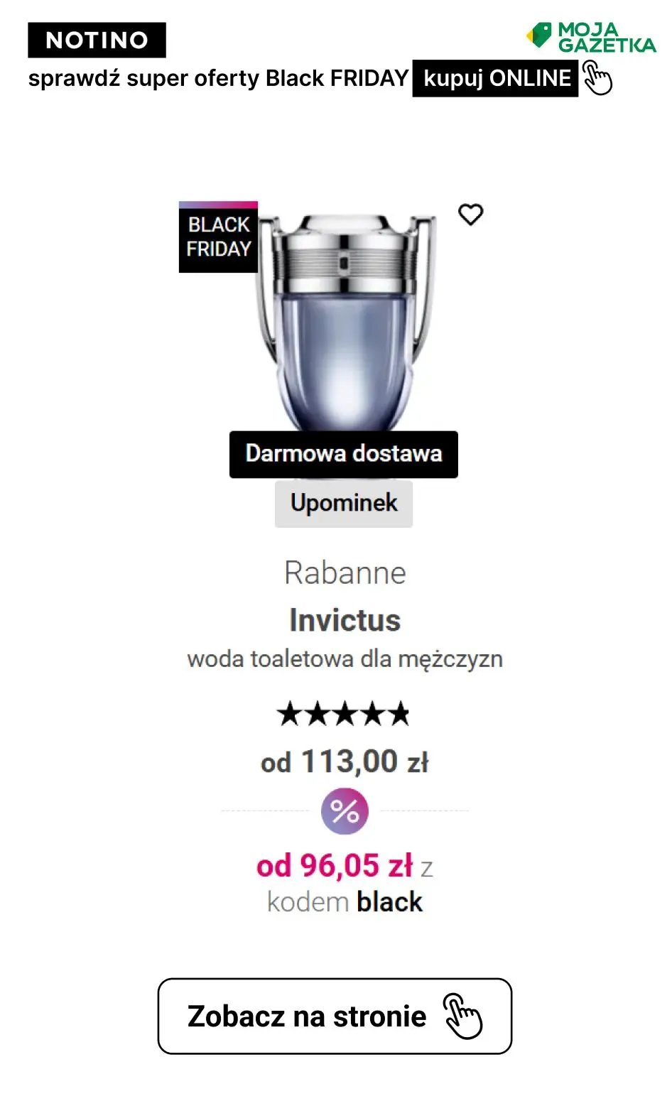 gazetka promocyjna Notino BLACK FRIDAY! zniżki aż do 30% z kodem black! - Strona 37