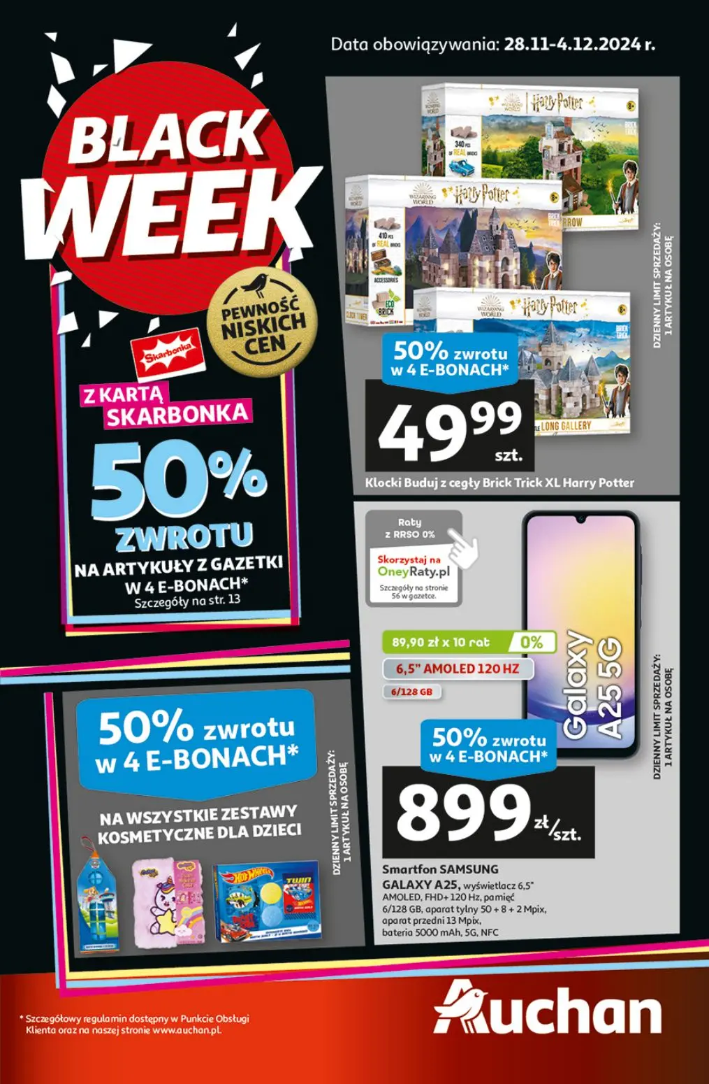 gazetka promocyjna Auchan Black Week - Strona 1