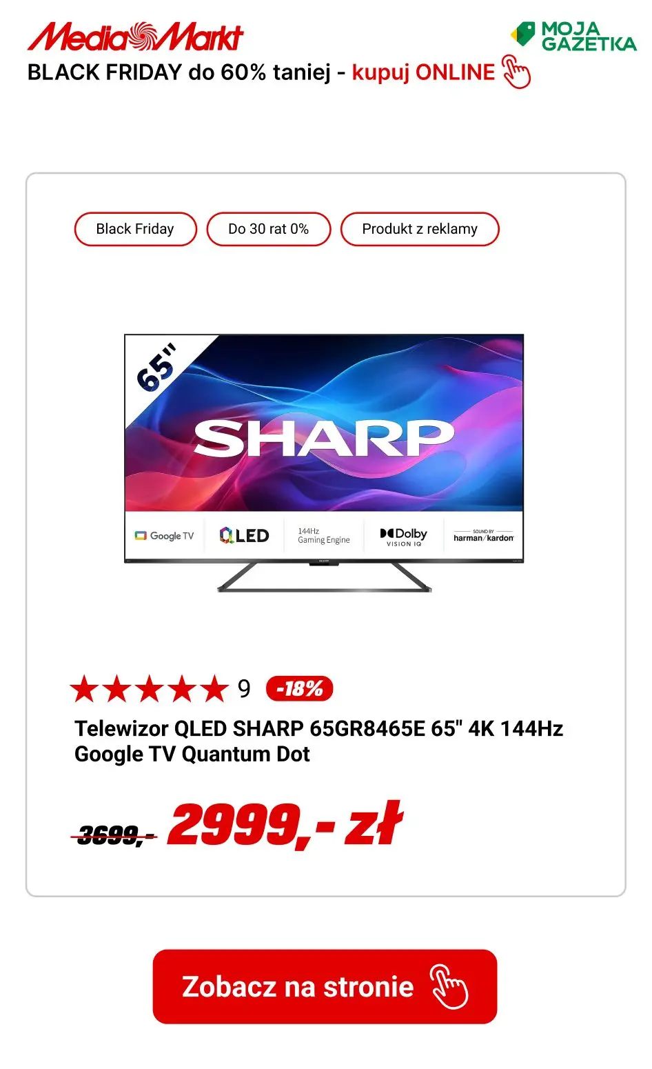 gazetka promocyjna Media Markt Let's GO! Black Friday obniżki do -60%!  - Strona 7