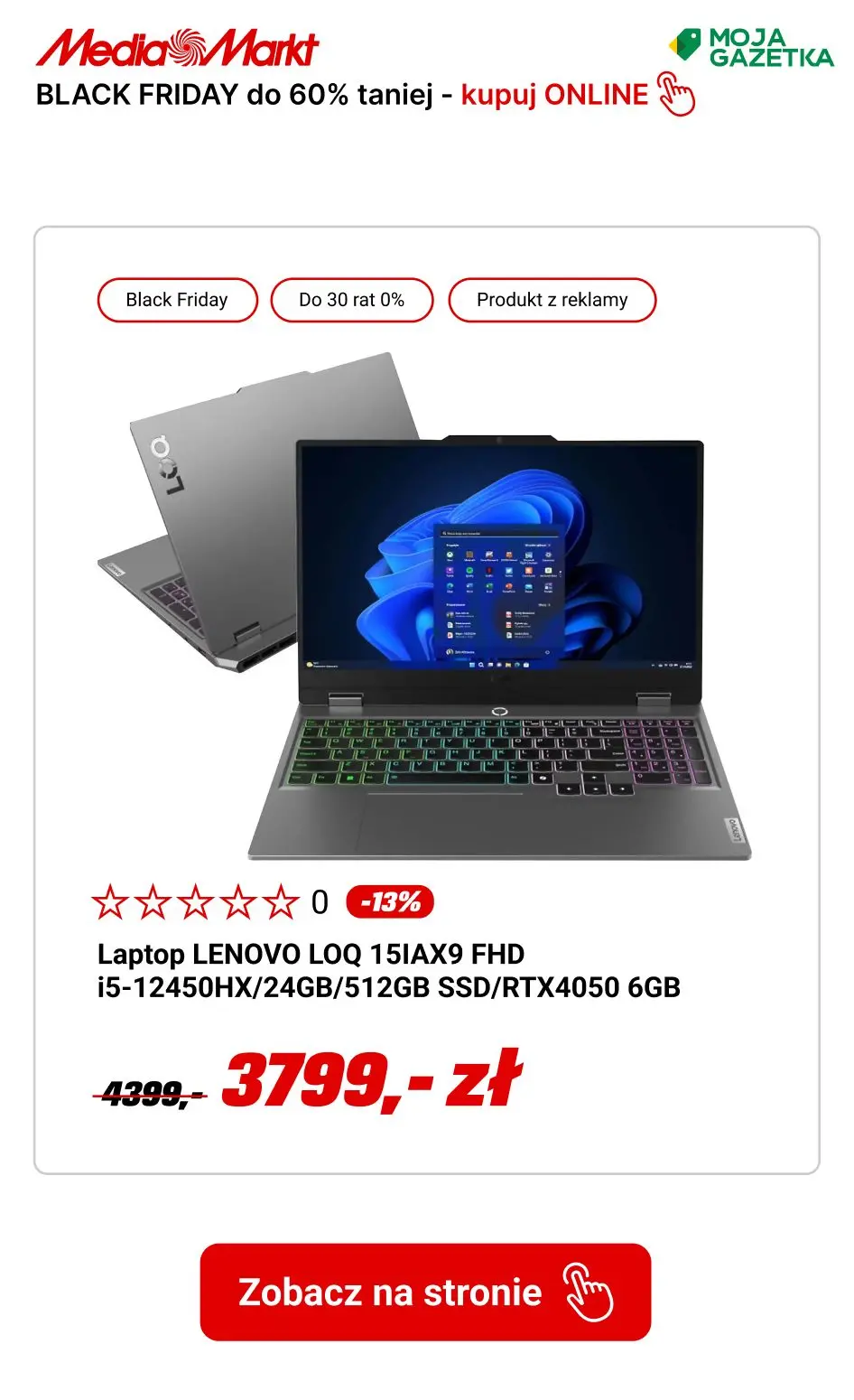 gazetka promocyjna Media Markt Let's GO! Black Friday obniżki do -60%!  - Strona 9