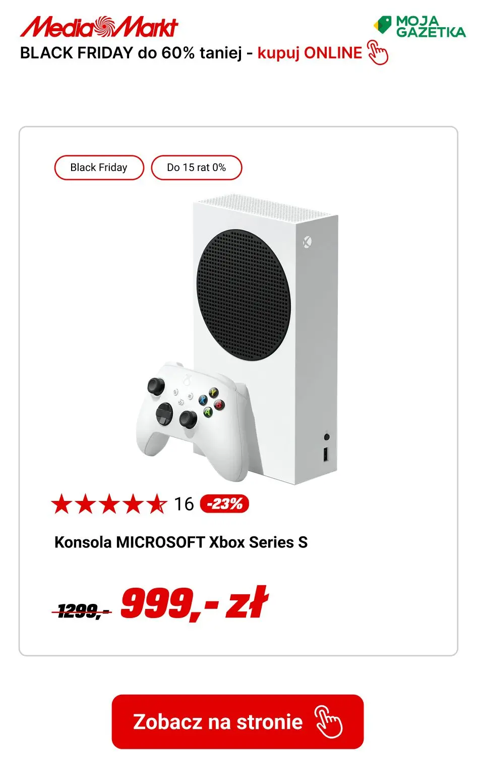 gazetka promocyjna Media Markt Let's GO! Black Friday obniżki do -60%!  - Strona 21