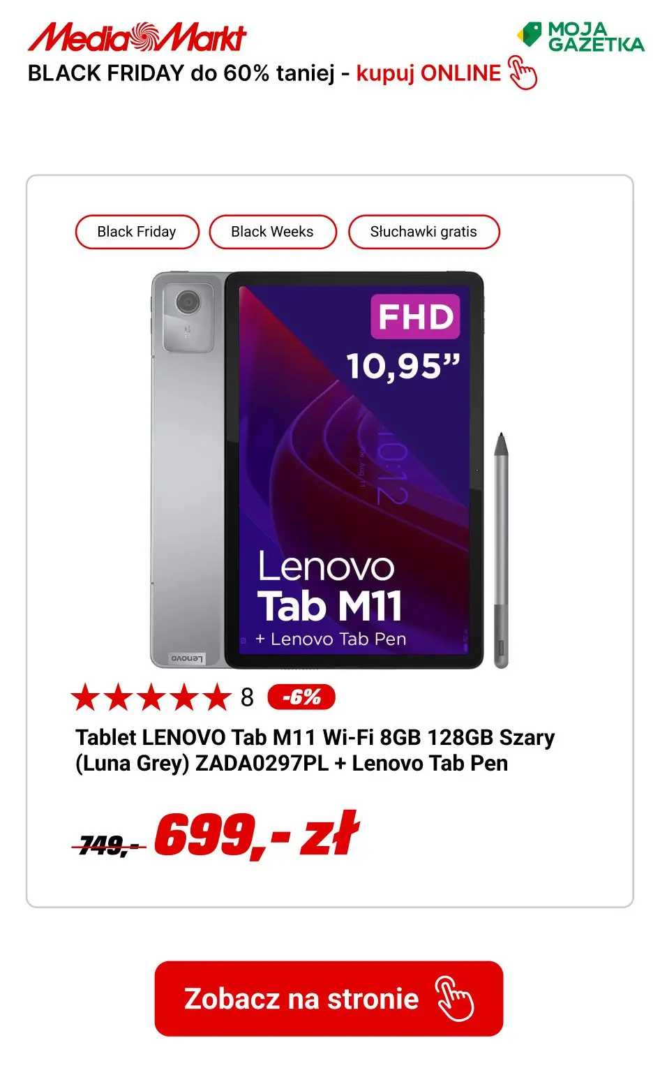 gazetka promocyjna Media Markt Let's GO! Black Friday obniżki do -60%!  - Strona 23