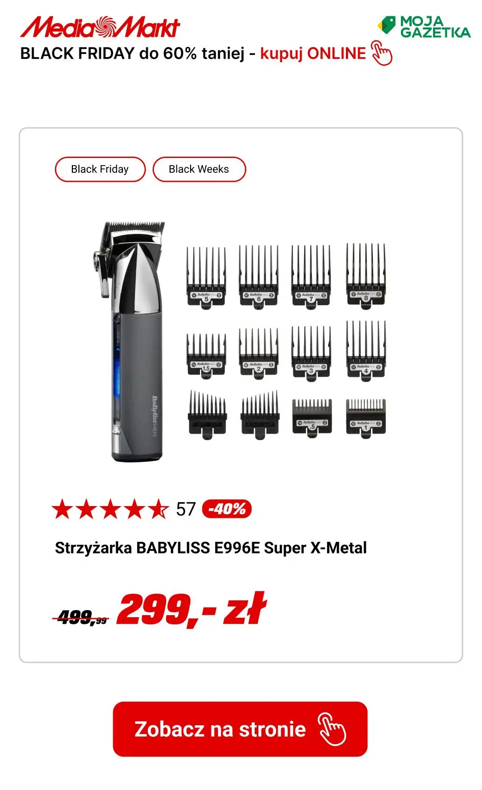 gazetka promocyjna Media Markt Let's GO! Black Friday obniżki do -60%!  - Strona 30