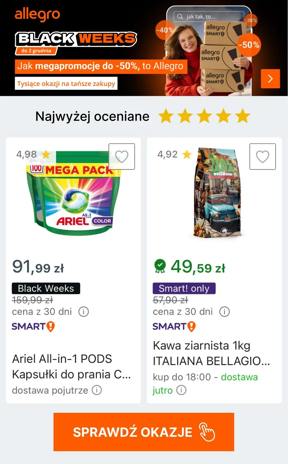 gazetka promocyjna Allegro Najwyżej oceniane! - Strona 2