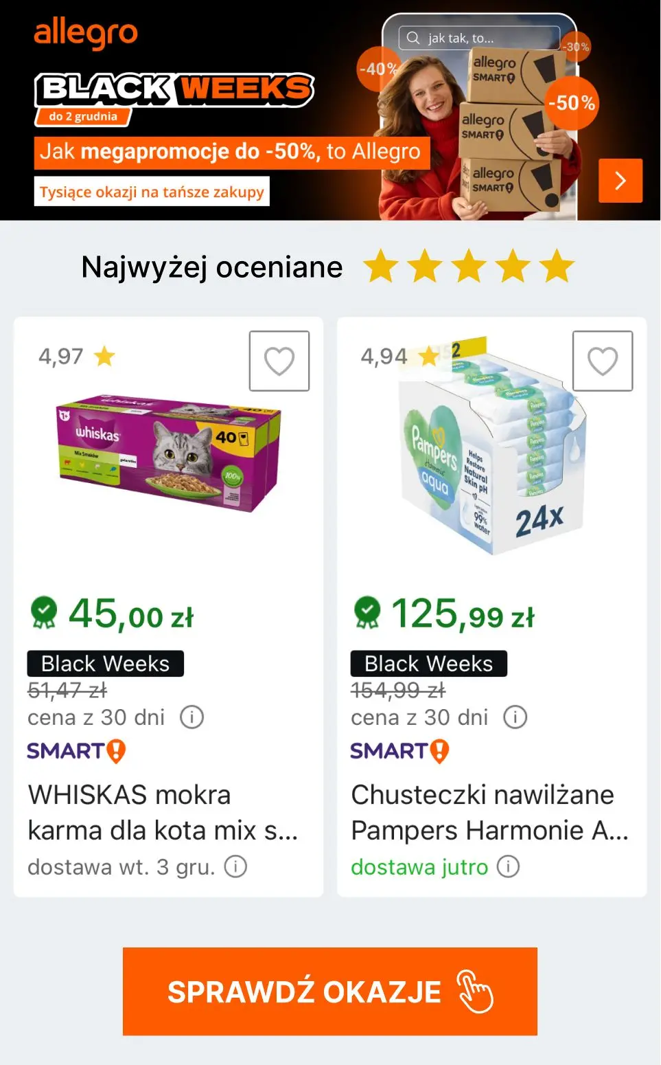 gazetka promocyjna Allegro Najwyżej oceniane! - Strona 5