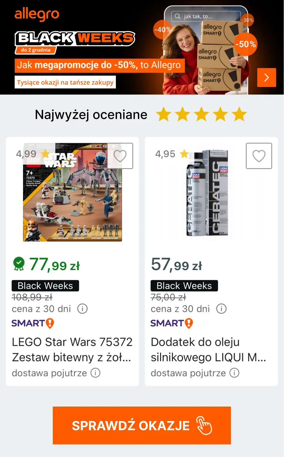 gazetka promocyjna Allegro Najwyżej oceniane! - Strona 6