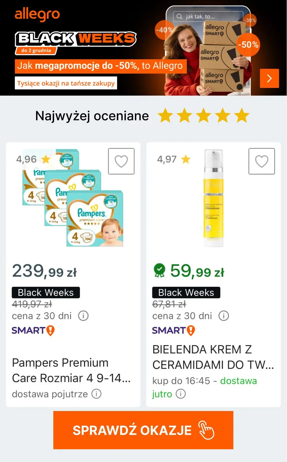 gazetka promocyjna Allegro Najwyżej oceniane! - Strona 8