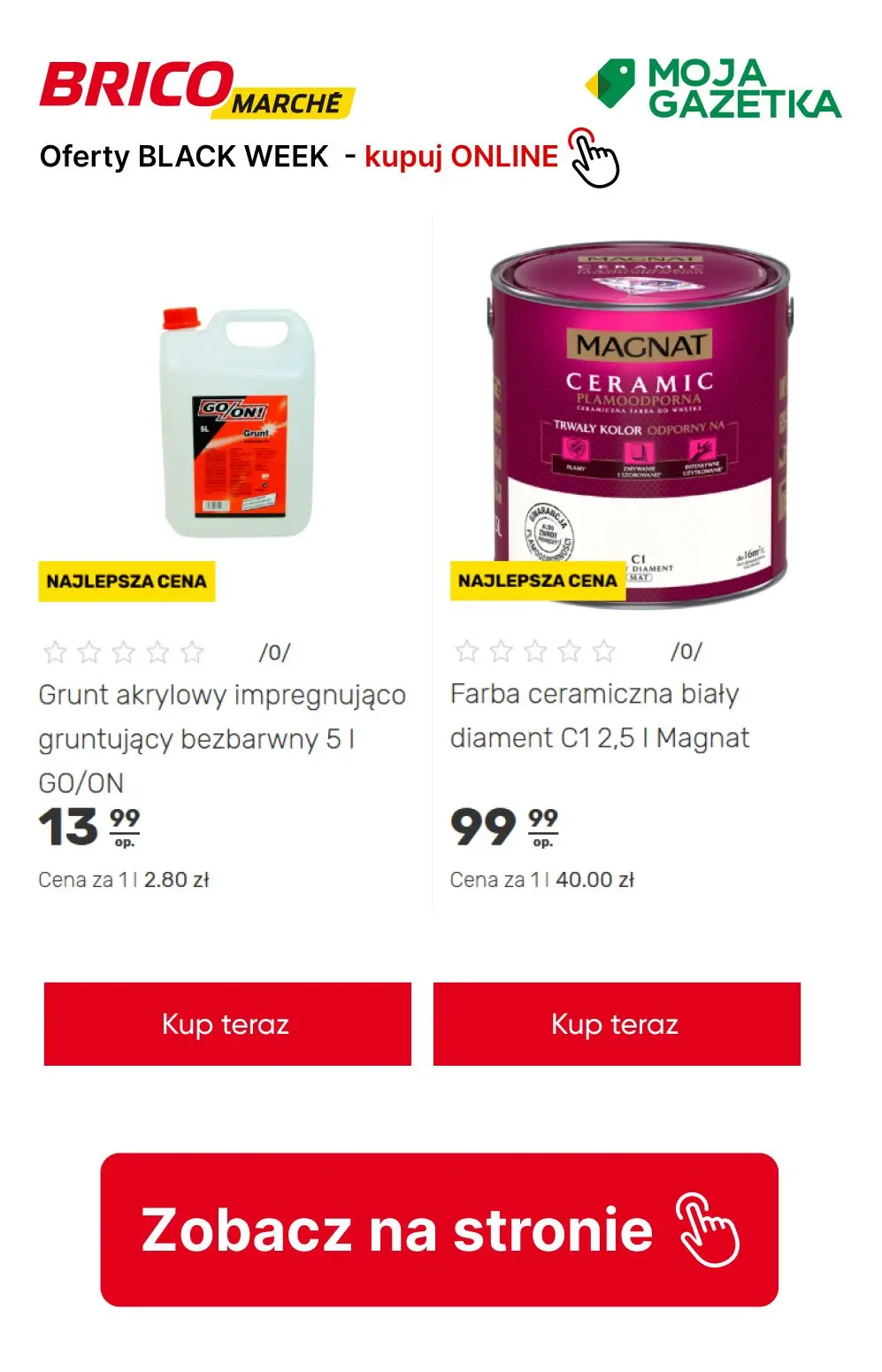 gazetka promocyjna BRICOMARCHE Podbijamy Rabaty! Kupuj i użyj kodów BLACK10/15/20 i zgarnij rabat  - Strona 21