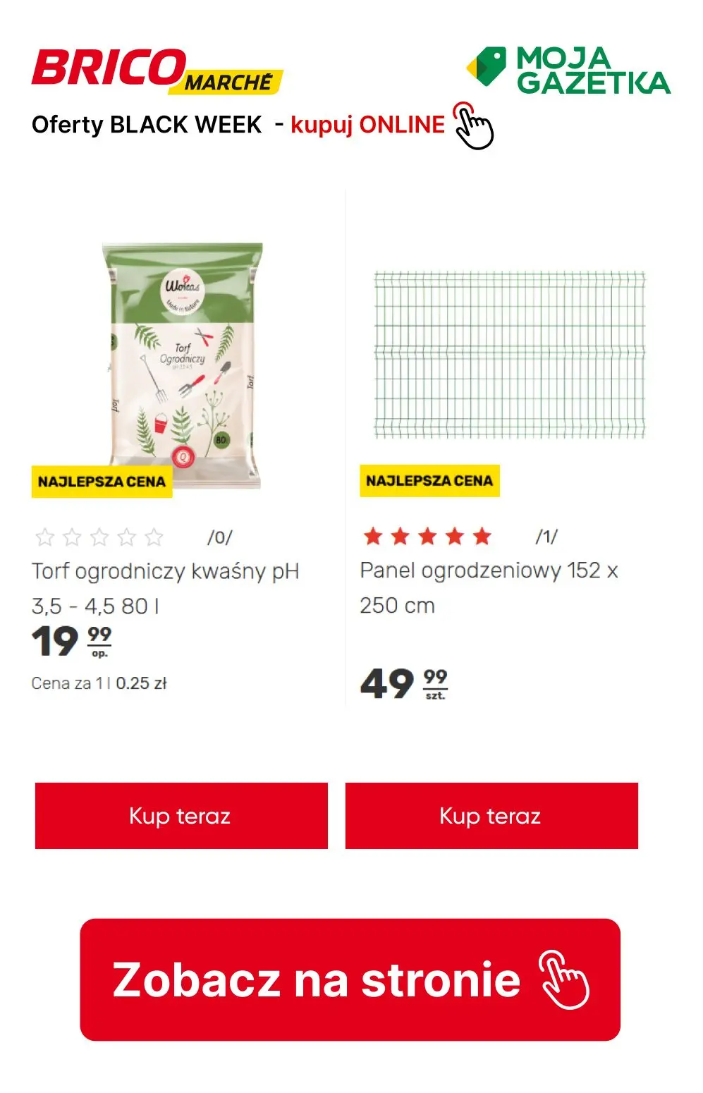 gazetka promocyjna BRICOMARCHE Podbijamy Rabaty! Kupuj i użyj kodów BLACK10/15/20 i zgarnij rabat  - Strona 25