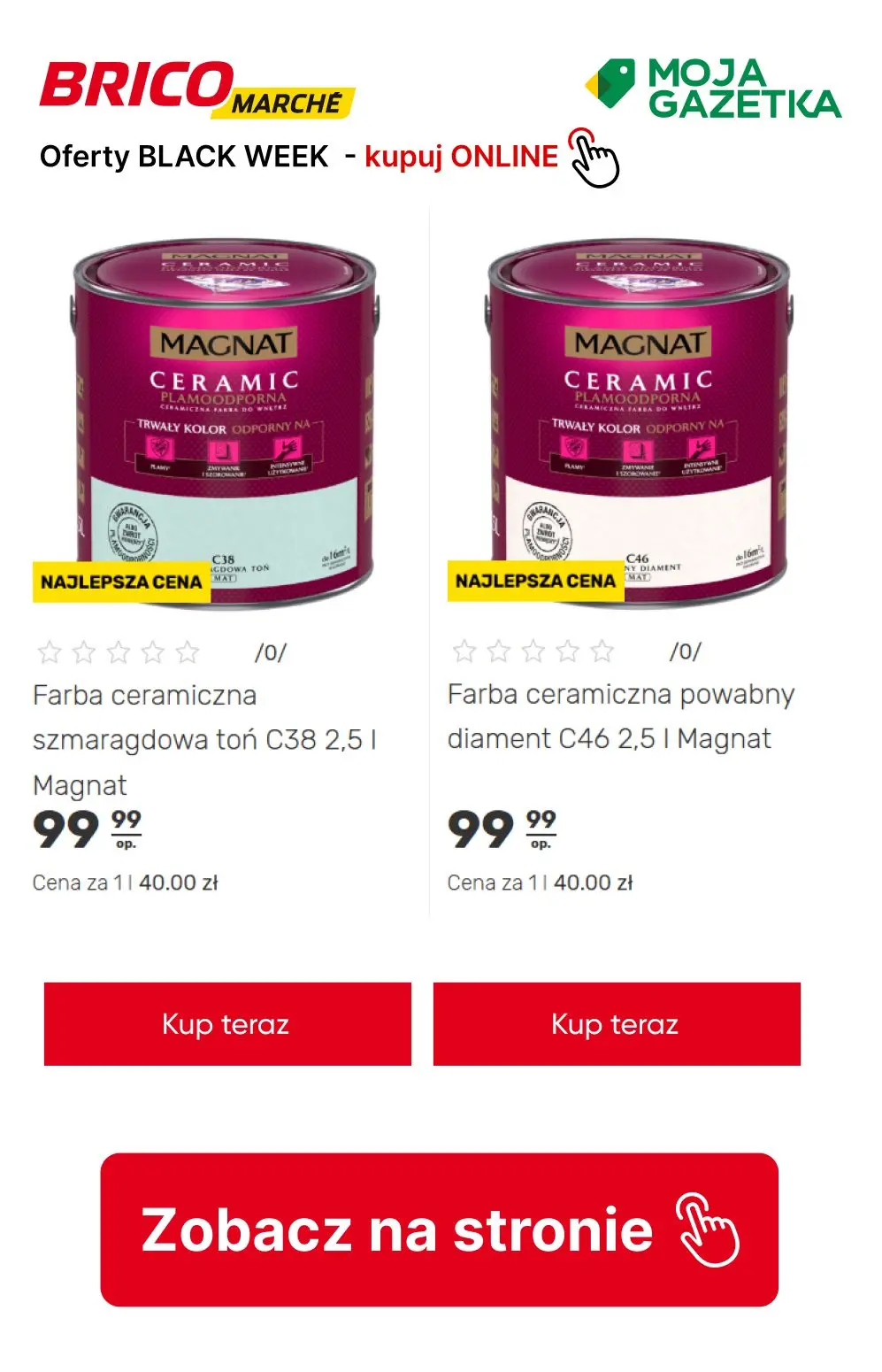 gazetka promocyjna BRICOMARCHE Podbijamy Rabaty! Kupuj i użyj kodów BLACK10/15/20 i zgarnij rabat  - Strona 33