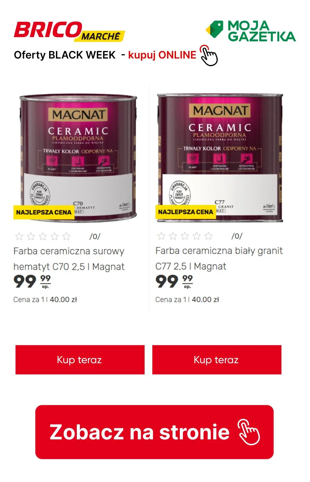 gazetka promocyjna BRICOMARCHE Podbijamy Rabaty! Kupuj i użyj kodów BLACK10/15/20 i zgarnij rabat  - Strona 36