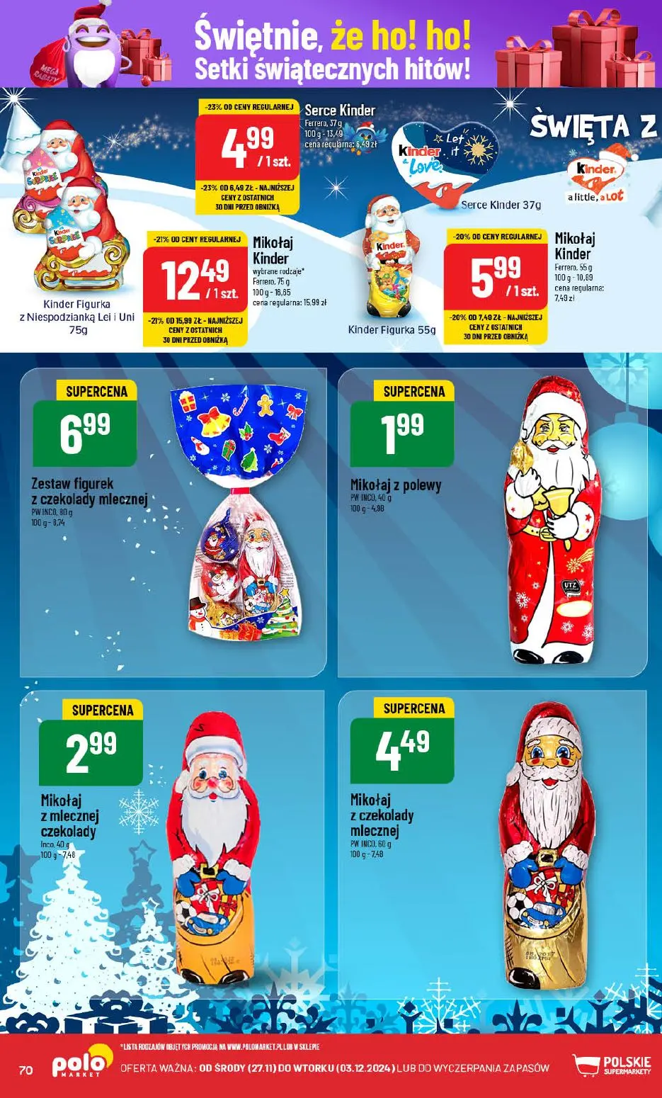 gazetka promocyjna POLOmarket Świętnie, że ho! ho! - Strona 70