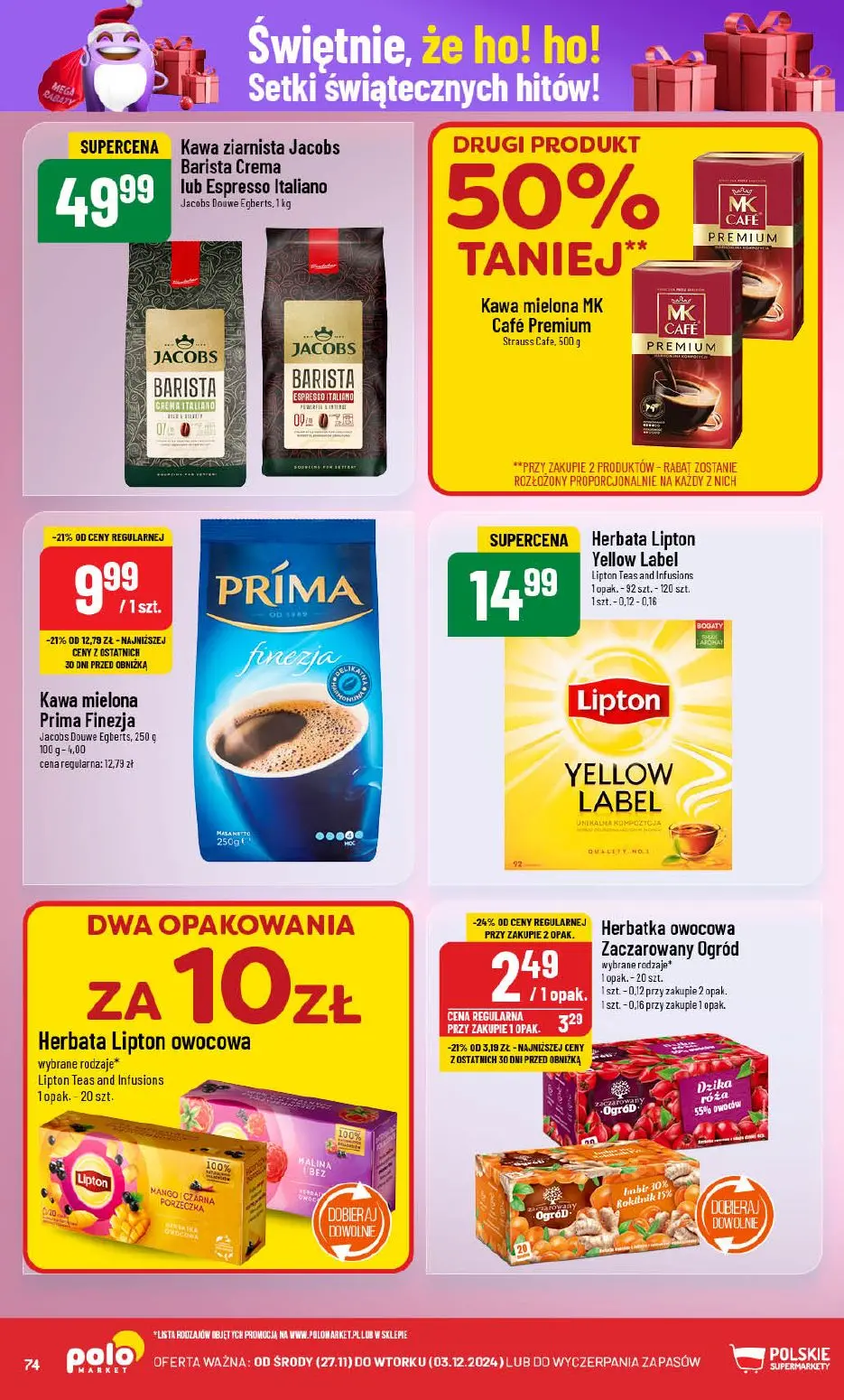 gazetka promocyjna POLOmarket Świętnie, że ho! ho! - Strona 74