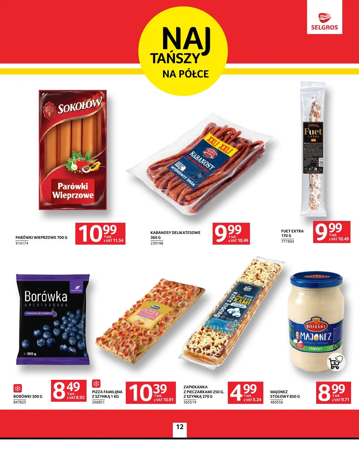 gazetka promocyjna SELGROS Oferta Spożywcza - Strona 12