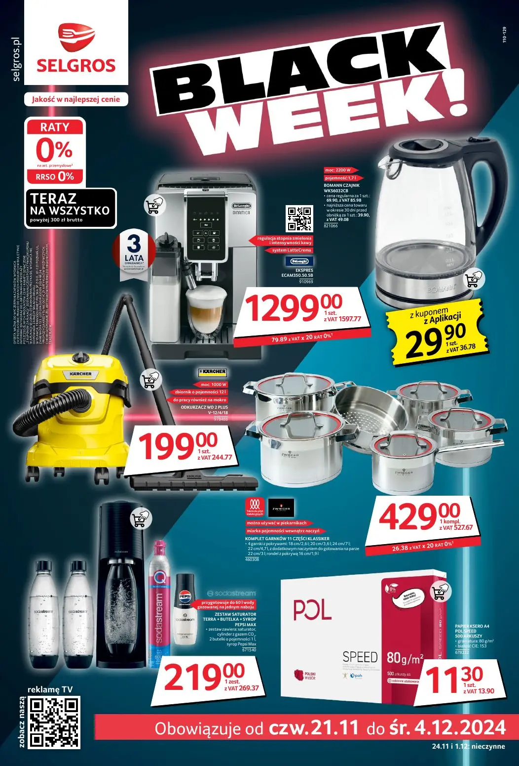 gazetka promocyjna SELGROS Katalog Black Week - Strona 1