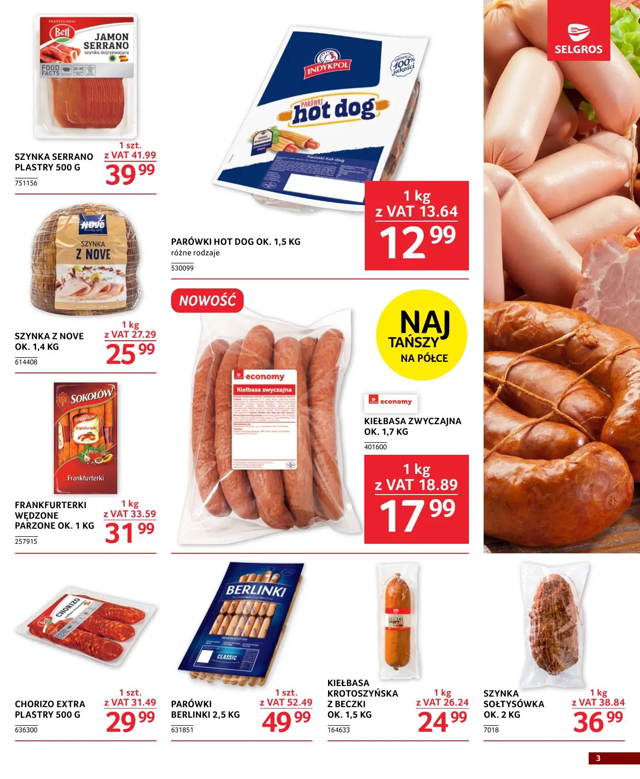 gazetka promocyjna SELGROS Oferta dla gastronomii - Strona 3